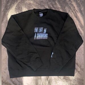 THE LIFE OF A SHOWGIRL FILM STRIP BLACK
CREWNECK SWEATSHIRT